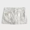 Short mini cu talie joasă Camo Twill Short mini cu talie joasă Camo Twill