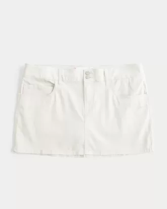 Short mini cu talie joasa Shine Butterfly Twill