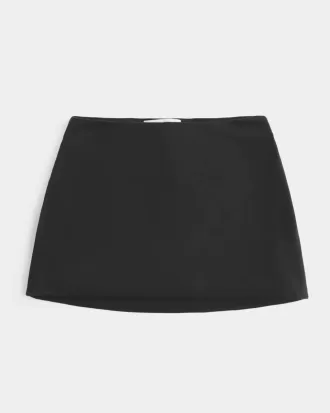 Short mini cu talie înaltă