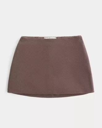 Short mini cu talie înaltă