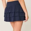 Short mini cu volane cu etaje Short mini cu volane cu etaje