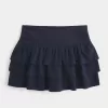 Short mini cu volane cu etaje Short mini cu volane cu etaje