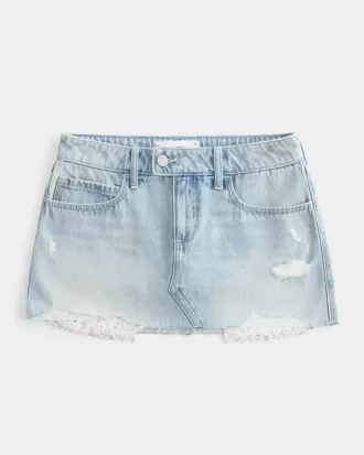 Short mini denim