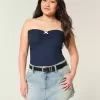 Short mini din denim cu talie joasă Short mini din denim cu talie joasă