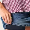 Short mini din denim cu talie joasă Short mini din denim cu talie joasă