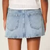 Short mini din denim cu talie joasă Short mini din denim cu talie joasă