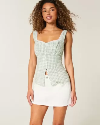 Short mini din denim cu talie joasă