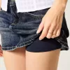 Short mini din denim cu talie joasă Short mini din denim cu talie joasă
