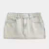 Short mini din denim cu talie joasă Short mini din denim cu talie joasă