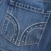 Short mini din denim cu talie joasă Short mini din denim cu talie joasă