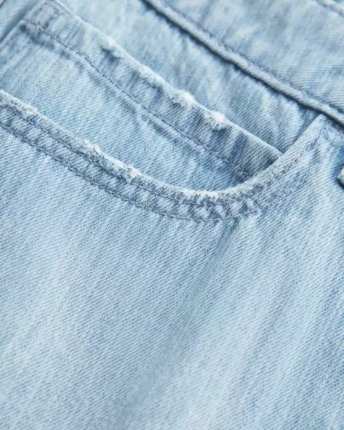 Short mini din denim cu talie joasă Short mini din denim cu talie joasă