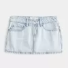 Short mini din denim cu talie joasă Short mini din denim cu talie joasă
