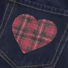 Short mini din denim cu talie joasă, spalat la culoare închisă Short mini din denim cu talie joasă, spalat la culoare închisă