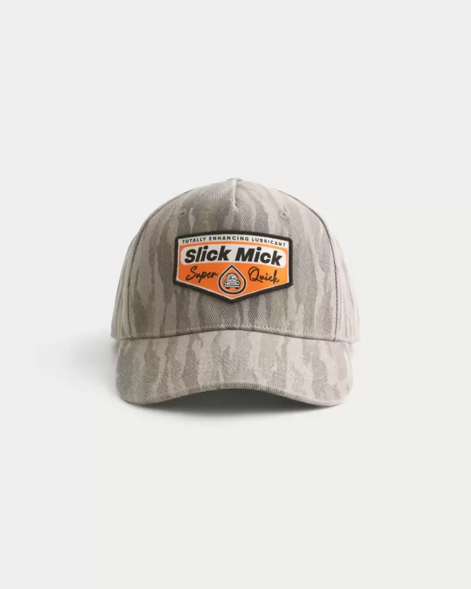 Slick Mick Graphic Camo Baseball Hat Slick Mick Graphic Camo Baseball Hat