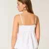 Top Babydoll Brodat Sclipitor