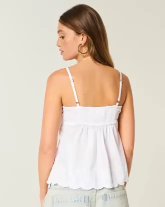 Top Babydoll Brodat Sclipitor