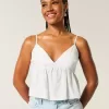 Top Babydoll cu model Paisley ușor