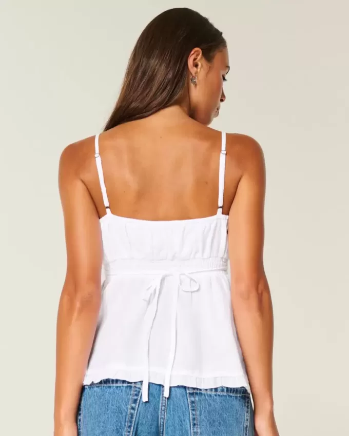 Top Babydoll cu nasturi Top Babydoll cu nasturi