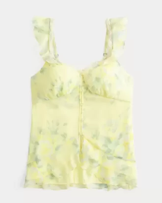 Top Babydoll din șifon ușor