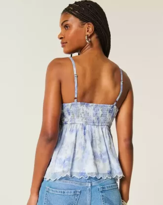 Top Babydoll din șifon ușor