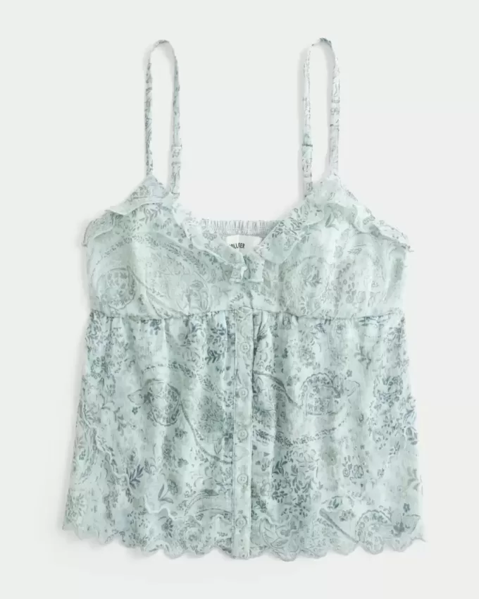 Top Babydoll din șifon ușor Top Babydoll din șifon ușor