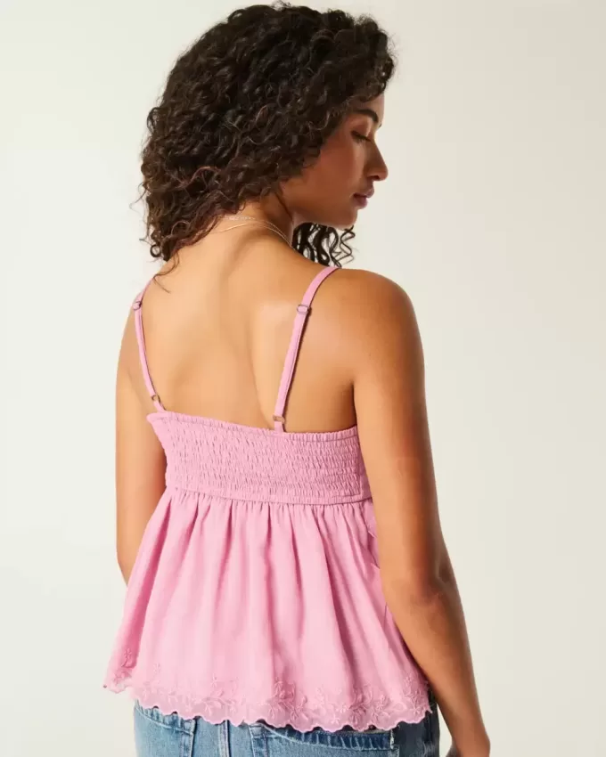 Top Babydoll din șifon ușor