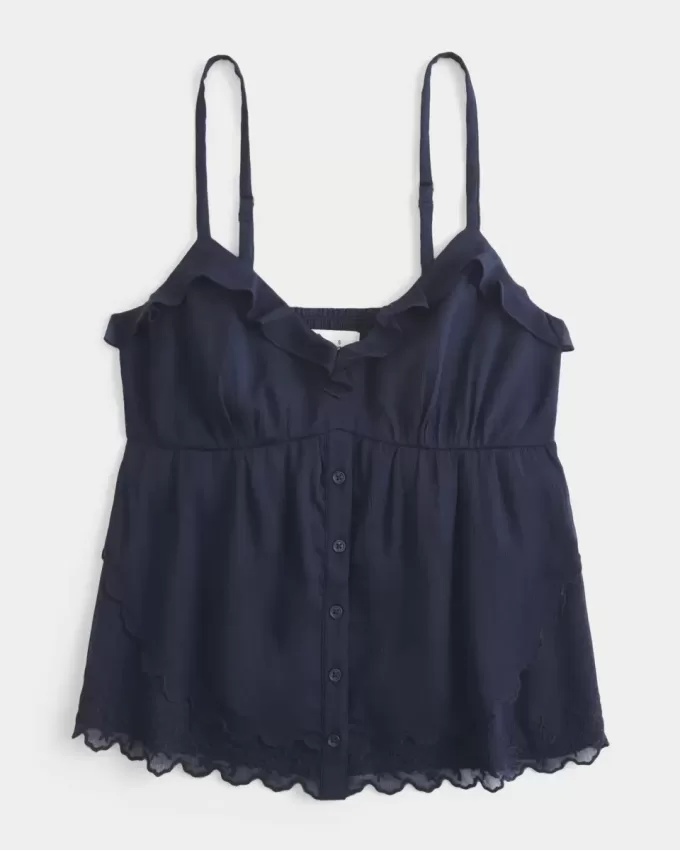 Top Babydoll din șifon ușor Top Babydoll din șifon ușor