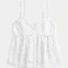 Top Babydoll din șifon ușor
