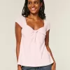 Top Babydoll Easy Tie Bust Top Babydoll Easy Tie Bust