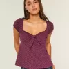 Top Babydoll Easy Tie Bust Top Babydoll Easy Tie Bust