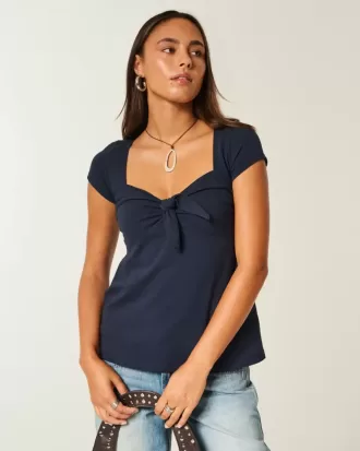 Top Babydoll Easy Tie Bust