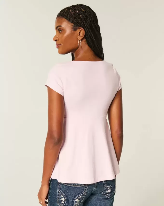 Top Babydoll Easy Tie Bust Top Babydoll Easy Tie Bust