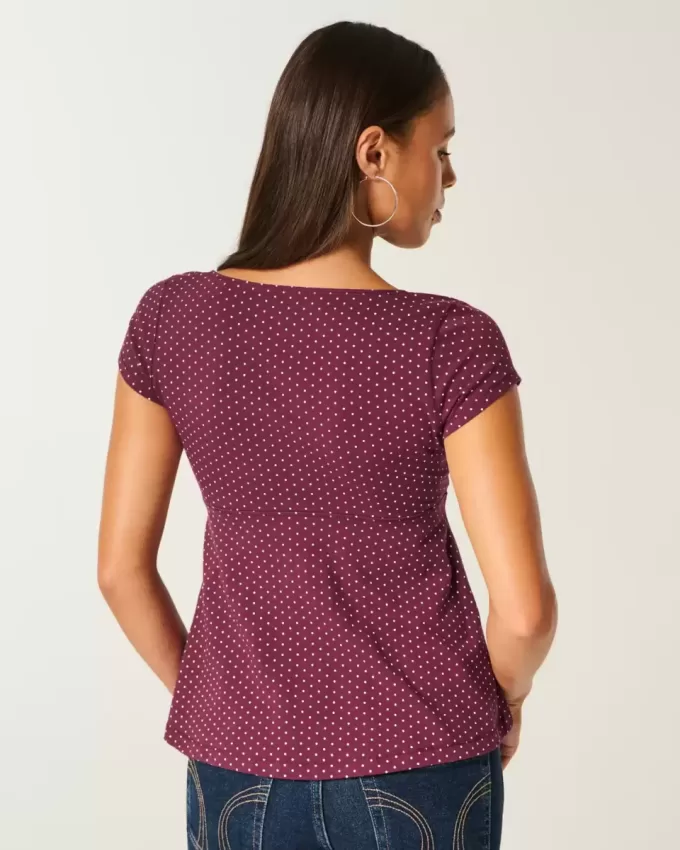 Top Babydoll Easy Tie Bust Top Babydoll Easy Tie Bust