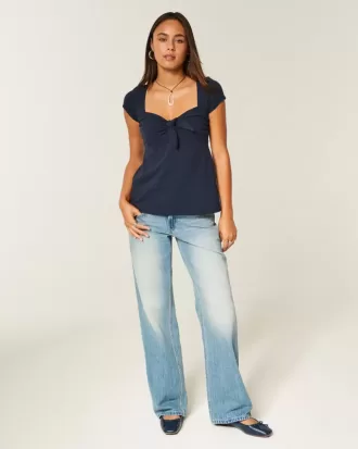 Top Babydoll Easy Tie Bust
