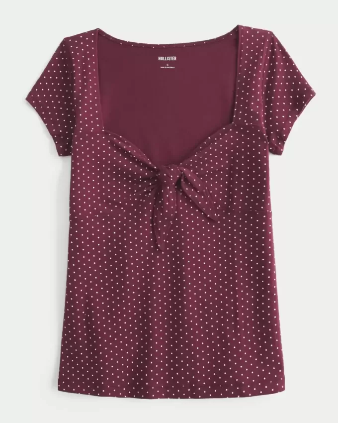 Top Babydoll Easy Tie Bust Top Babydoll Easy Tie Bust