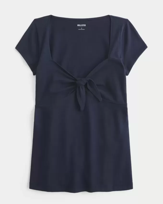 Top Babydoll Easy Tie Bust Top Babydoll Easy Tie Bust