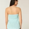 Top Babydoll în stil croșetat, fără bretele Top Babydoll în stil croșetat, fără bretele