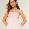 Top Babydoll ușor fără bretele