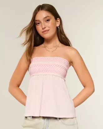 Top Babydoll ușor fără bretele