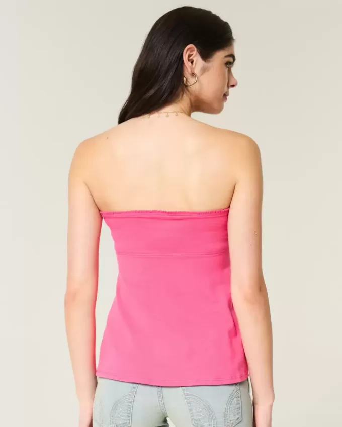 Top Babydoll ușor fără bretele