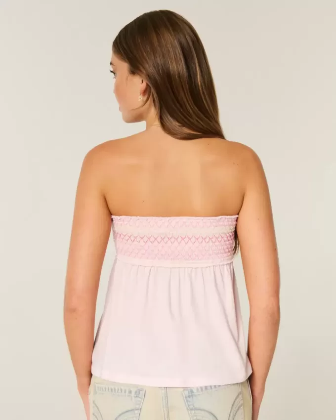 Top Babydoll ușor fără bretele
