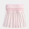Top Babydoll ușor fără bretele