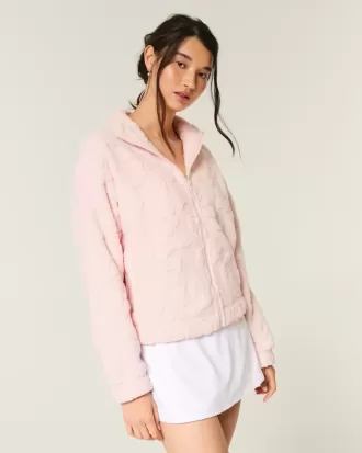 Top cu fermoar Gilly Hicks Sherpa