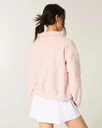 Top cu fermoar Gilly Hicks Sherpa