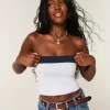 Top cu tuburi reversibile din material fără cusături Taylor Top cu tuburi reversibile din material fără cusături Taylor