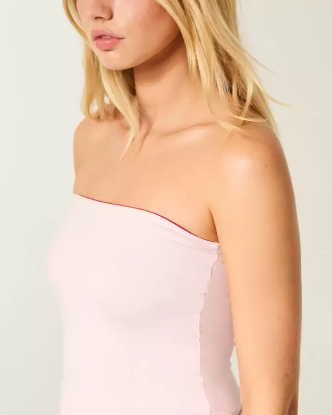 Top cu tuburi reversibile din material fără cusături Taylor Top cu tuburi reversibile din material fără cusături Taylor