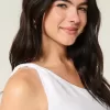 Top cu un singur umăr din amestec de in Top cu un singur umăr din amestec de in