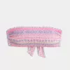 Top de bikini Bandeau cu fumuri Top de bikini Bandeau cu fumuri
