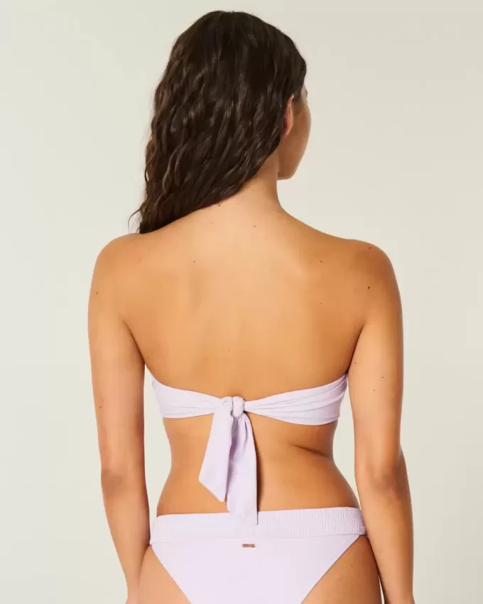 Top de bikini Bandeau cu fumuri Top de bikini Bandeau cu fumuri