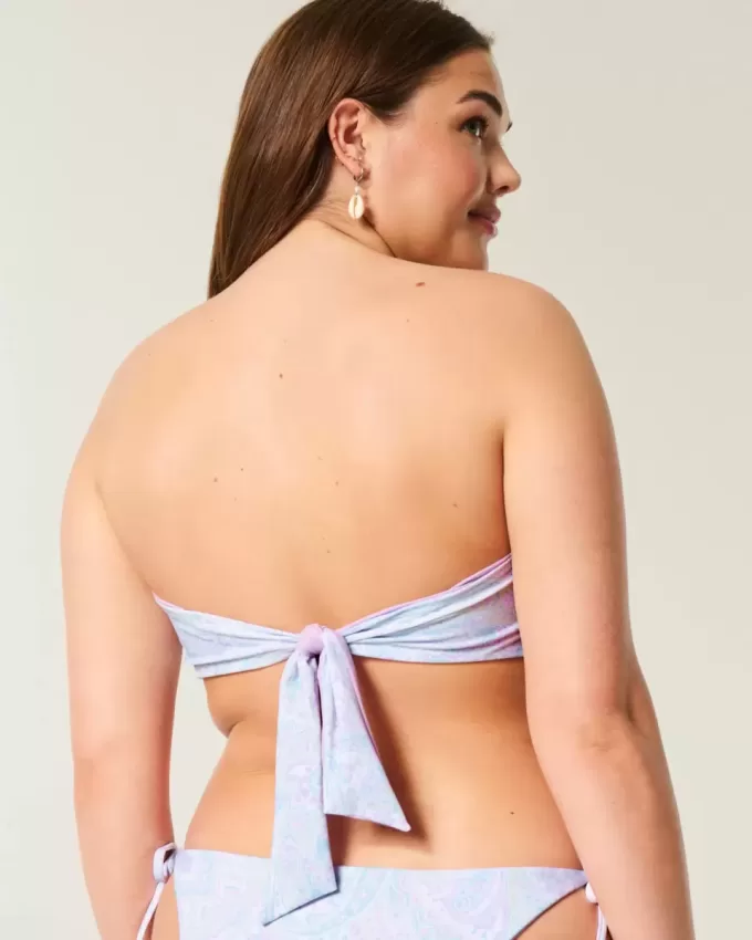 Top de bikini cu bandă reversibil Top de bikini cu bandă reversibil